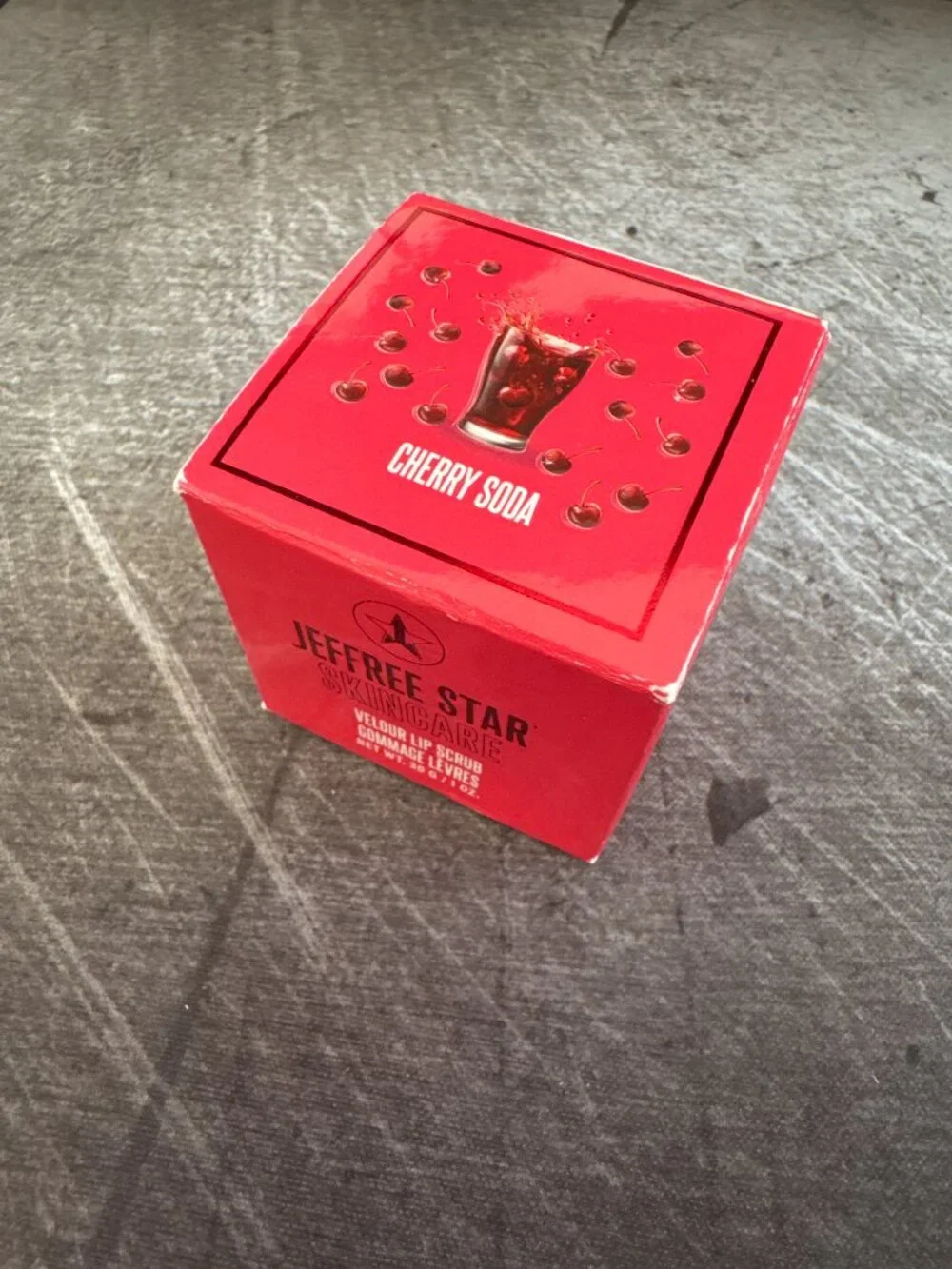 NEW Jeffree Star Velour Lip Scrub - Cherry Soda